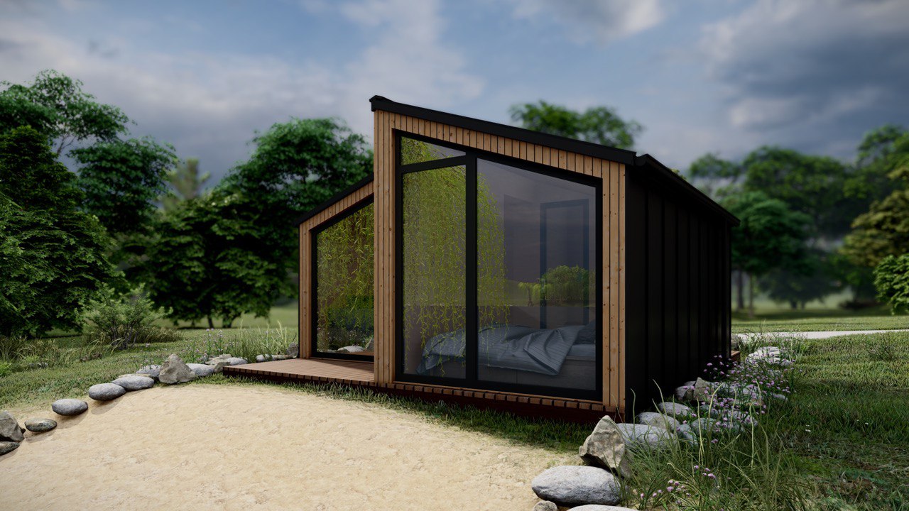  Tiny House - Modulair Huis - Сontainerhuis - Mini Huis, Prefab Huis - 20,83 m² - Energiezuinig - SIP-Model