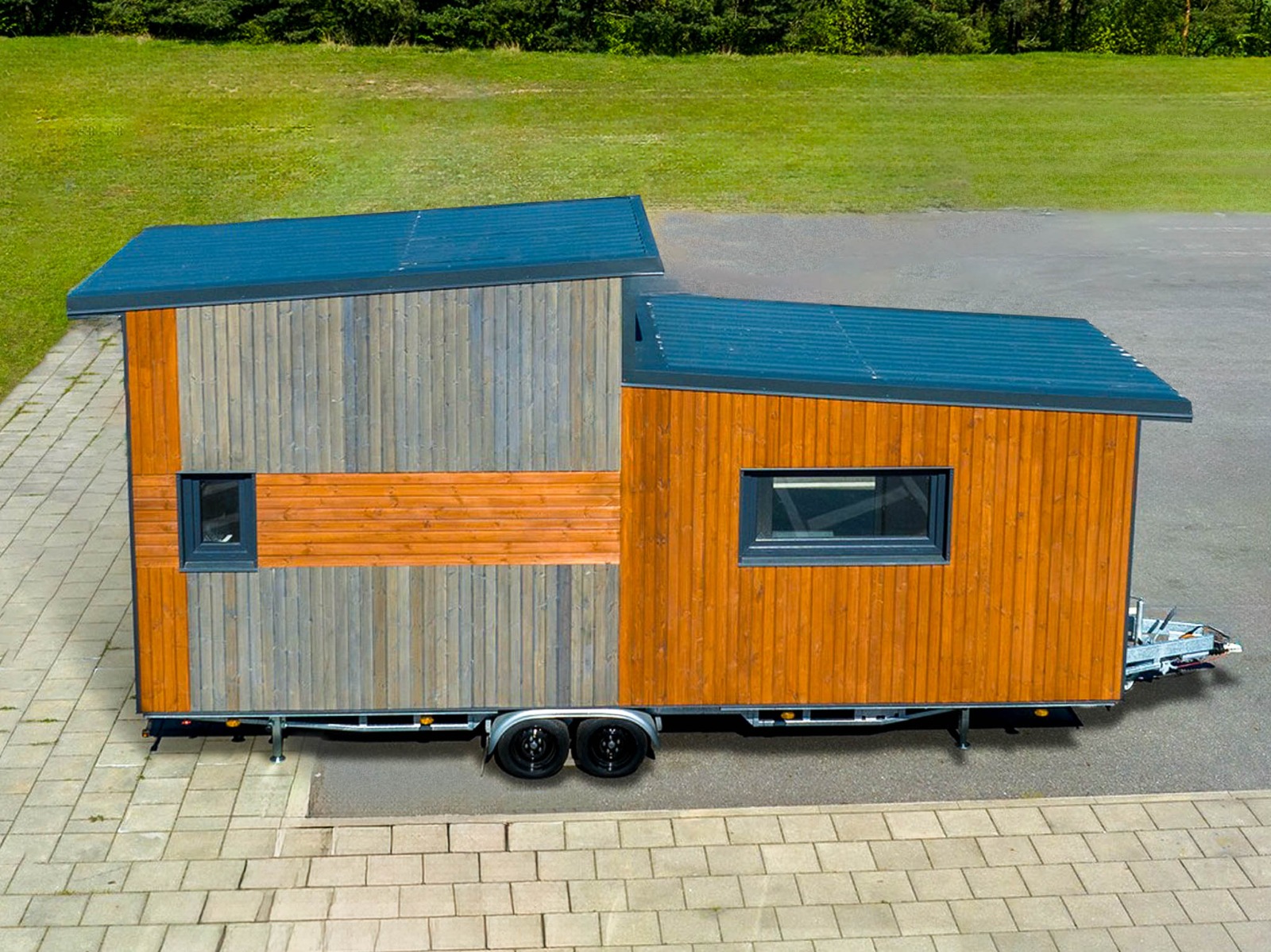 Tiny House, Containerhuis, Modulair huis, Mini-huis - Model Green Day