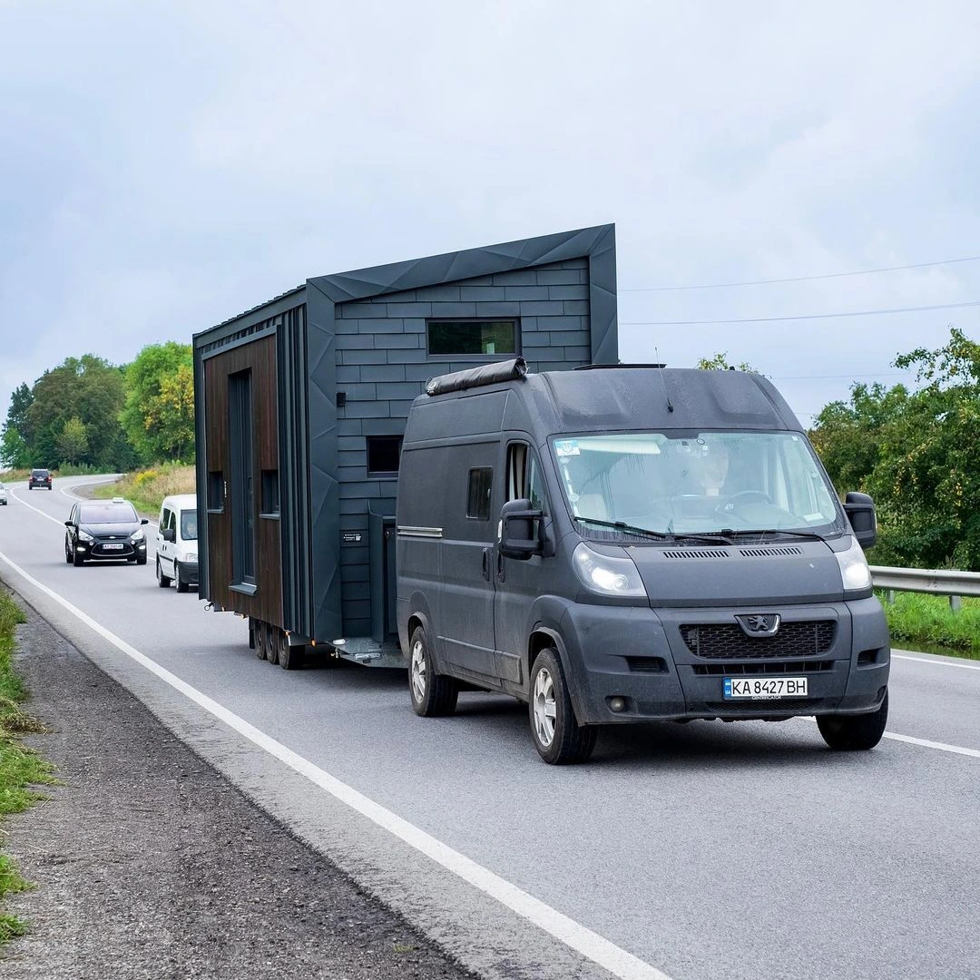 Tiny House, Containerhuis, Modulehuis, Mini-Huis, 21,78 m² , twee verdiepingen - Model G